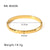 IG Style Argyle Irregular Tennis / Diamond Line Cosmos Stainless Steel Electroplating Bangles