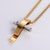 Minimalist Cross Stainless Steel Electroplating Pendants