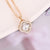 Women Fashion Flower Alloy Electroplating Necklaces