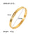 Women IG Style Geometric Stainless Steel 18K Gold Plated Bracelets