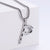 Men Metal Retro Vintage Number Text Letter Stainless Steel Polishing Pendants