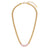 Fashion Quadrilateral Circle Geometric Stainless Steel 18K Gold Plated Necklaces