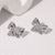 Minimalist Bowknot Bowknot Stainless Steel Electroplating Stud Earrings