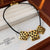 Women Luxurious Droplet Bell Heart Quadrilateral Alloy Electroplating Jewelry Sets