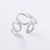 Retro Unisex Vintage Geometric Stainless Steel Electroplating Rings