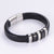 Retro Men Vintage Metal Leather Bangles