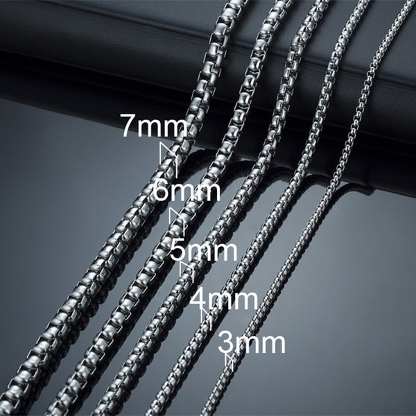 Geometric Stainless Steel Electroplating Necklaces