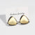 Irregular Copper Electroplating Stud Earrings