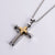 Expressive Cross Stainless Steel Electroplating Pendants