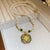 Modern Chinese East Asia Symbol Geometric Artificial Pearl Electroplating Necklaces