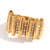 Fashion Creative Circle Geometric Stainless Steel 18K Gold Plated Rings