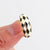 Women Metal Grid Gold Plated Copper Rings