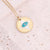 Women Eye Stainless Steel Oil Dripping Pendants