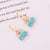 Women Minimalist Metal Cherry Alloy Earrings