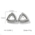 IG Style Triangle Geometric Stainless Steel Electroplating Earrings