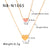 IG Style Heart Geometric Stainless Steel Electroplating Necklaces