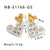 IG Style Heart Heart Stainless Steel Electroplating Earrings