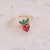 Women Fashion Little Daisy Heart Copper Electroplating Rings