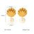 IG Style Conch Starfish Geometric Stainless Steel Electroplating Earrings