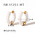 IG Style Circle Geometric Stainless Steel Electroplating Earrings