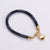 Women Ethnic Metal Heart Heart Titanium Steel Electroplating Bangles