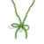 Fashion Bowknot Stainless Steel Electroplating Necklaces