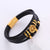 Cute & Edgy Men Irregular Rhombus Titanium Steel Electroplating Bracelets