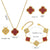 Moderate Luxury Quadrilateral Geometric Heart Titanium Steel 18K Gold Plated Necklaces