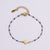 Women Korean Circle Geometric Stainless Steel Oil Dripping Bracelets