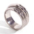 Women Fashion Circle Geometric Stainless Steel 18K Gold Plated Rings