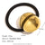 Fashion Circle Titanium Steel Electroplating Hair Ties