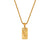 Fashion Geometric Stainless Steel 18K Gold Plated Necklaces