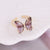 Women Butterfly Copper Electroplating Rings