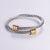 Retro Vintage Stripe Circle Round Stainless Steel Electroplating Bangles