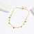 Tassel Geometric Droplet 18K Gold Plating Diamond Inlay Necklaces