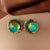 Luxurious Flower Flower Artificial Pearl Diamond Inlay Earrings