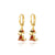 Cartoon Cartoon Zircon Zircon Inlay Earrings