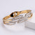 Women Korean Metal Diamond Crown Stainless Steel Bangles