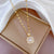 Exotic Women Little Daisy Chain Macaron Geometric Stainless Steel Necklaces