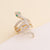 Retro Metal Vintage Snake Shape Copper Electroplating Rings