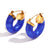 Fashion Circle Geometric Stainless Steel 18K Gold Plated Earrings