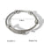 IG Style Round Stainless Steel Electroplating Bangles