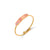 Women Geometric Stainless Steel 18K Gold Plated Rings