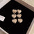 Medieval Flower Animal Rhombus Leaf Geometric Flower Chinese Zodiac Copper Electroplating Earrings