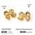 IG Style Bowknot Bowknot Stainless Steel Electroplating Stud Earrings