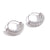 Fashion Circle Round Geometric Stainless Steel Electroplating Earrings