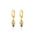 Cartoon Cartoon Zircon Zircon Inlay Earrings