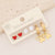 Fashion Heart Stainless Steel Electroplating Earrings