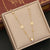 Cute Heart Stainless Steel Electroplating Necklaces