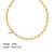 IG Style Chain Geometric Stainless Steel PVD Cloating Necklaces